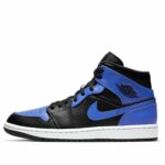 Air Jordan 1 Mid 'Hyper Royal Black'